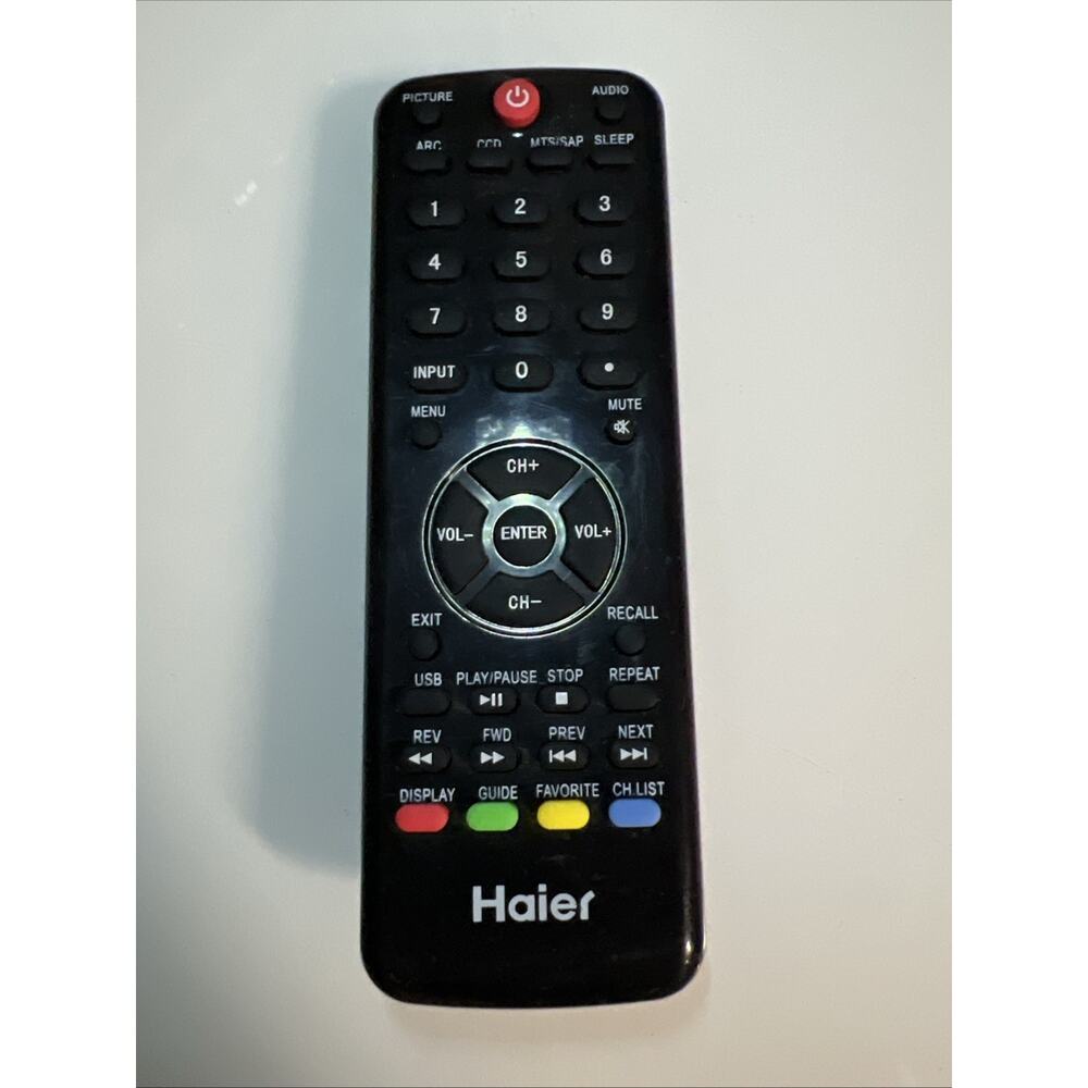 OEM Haier HTR-D09 Original TV Television Remote Control